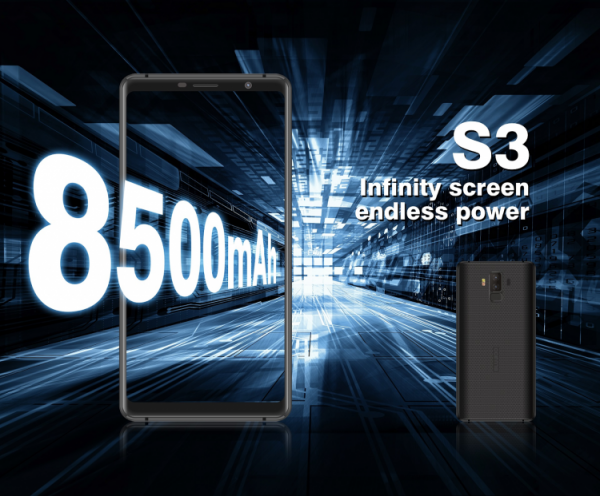 Объявлены характеристики смартфона Bluboo S3 с батареей на 8300 мА·ч - «Новости сети»