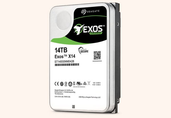 Seagate показала 14-Тбайт HDD Helium Exos X14 Enterprise, выпуск — летом - «Новости сети»