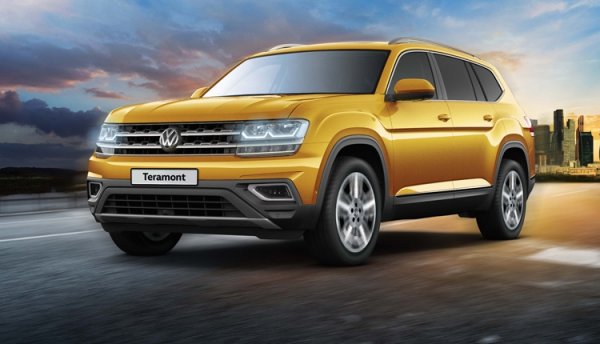 Внедорожник Volkswagen Teramont доступен для заказа по цене от 2,8 млн рублей - «Новости сети»