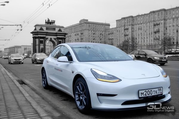 Двухмоторный электромобиль Tesla Model 3 выйдет летом - «Новости сети»