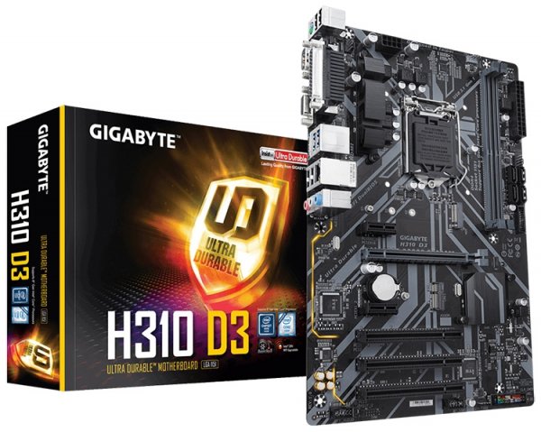 Gigabyte выпустила новые платы для Coffee Lake-S — H310 D3 и H310M S2P - «Новости сети»