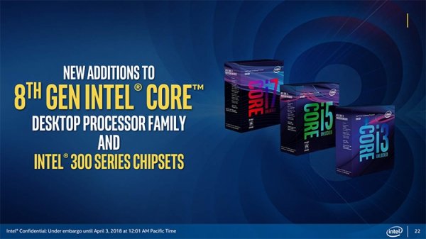 Intel анонсировала новые CPU Core семейства Coffee Lake-S - «Новости сети»