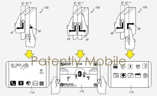 Samsung запатентовала гибкий смартфон с физической клавиатурой - «Интернет и связь»