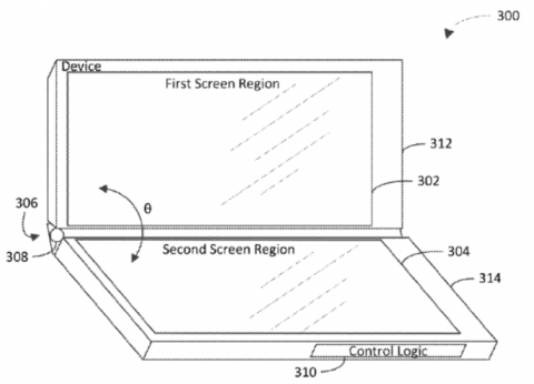 Microsoft запатентовала сгибаемый смартфон с тремя дисплеями - «Интернет и связь»
