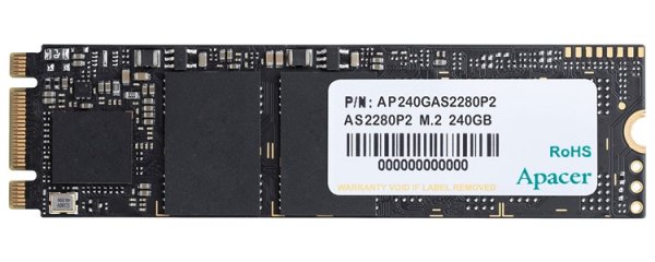 Apacer AS2280P2: накопители M.2 NVMe SSD среднего уровня - «Новости сети»