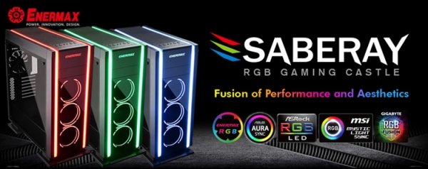 Enermax представила Saberay — флагманский корпус с RGB-подсветкой - «Новости сети»