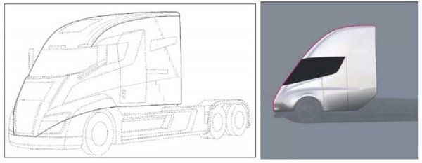 Tesla обвиняется в нарушении патентов на дизайн электрического грузовика - «Новости сети»