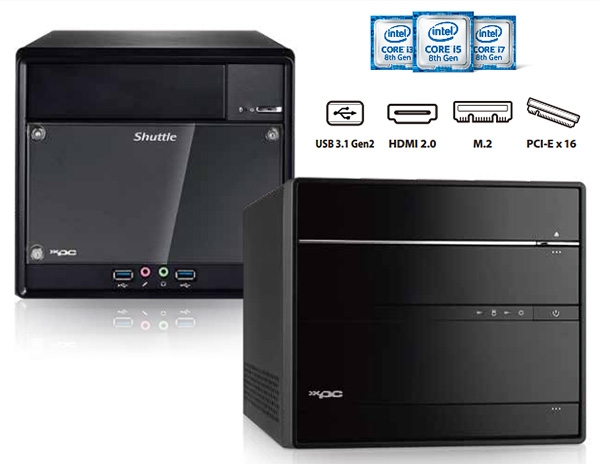 Компьютеры Shuttle XPC массово переходят на процессоры Coffee Lake - «Новости сети»
