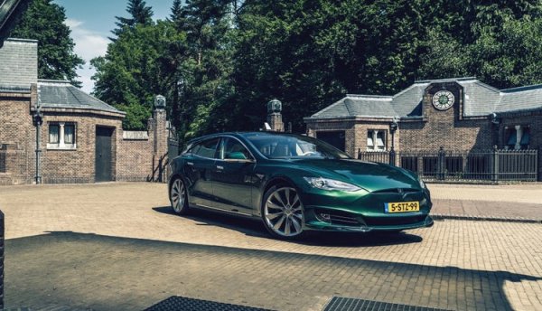 Фото дня: спорт-универсал на базе электрокара Tesla Model S - «Новости сети»