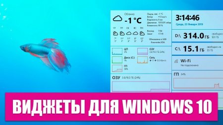 Win10 Widgets 2.0 – исправлена погода, добавлена светлая тема  - «Windows»