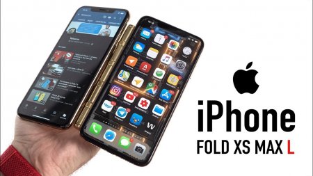 Презентация гнущегося iPhone Fold XS Max L  - «Телефоны»