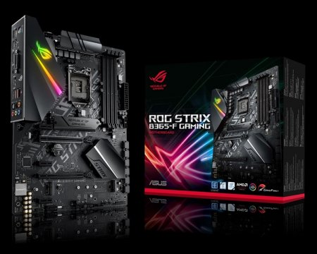 Плата ASUS ROG Strix B365-F Gaming снабжена RGB-подсветкой - «Новости сети»