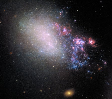 Фото дня: «двуликая» галактика удивительной красоты - «Новости сети»