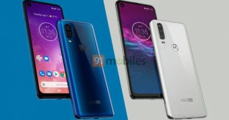 Смартфон Motorola One Action появился на рендерах - «Новости сети»