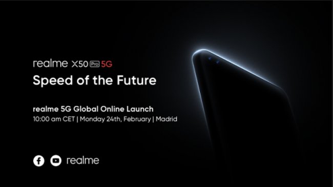 Глобальная презентация смартфона-флагмана Realme X50 Pro 5G пройдёт в онлайне - «Новости сети»
