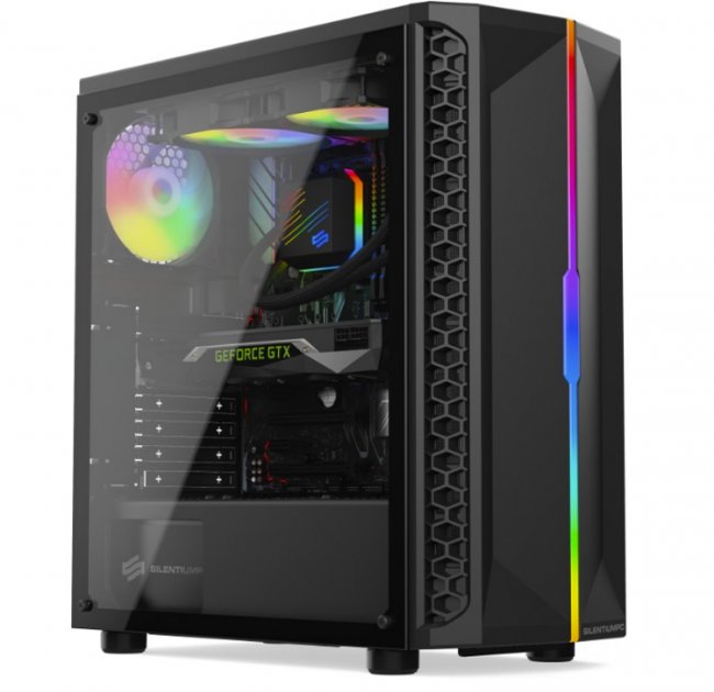 SilentiumPC Signum SG1Q EVO TG ARGB: ПК-корпус с фронтальной подсветкой - «Новости сети»