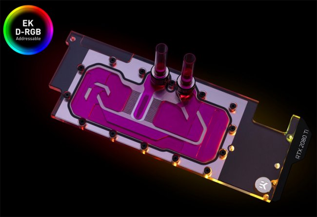 EK-Quantum Vector Direct RTX RE Ti D-RGB: водоблок для видеокарт GeForce RTX 2080 Ti - «Новости сети»