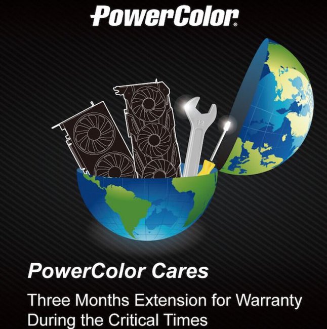 Из-за коронавируса PowerColor продлила гарантию на видеокарты на три месяца - «Новости сети»