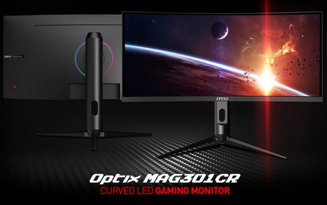 MSI Optix MAG301CR: вогнутый игровой монитор с частотой обновления 200 Гц - «Новости сети»