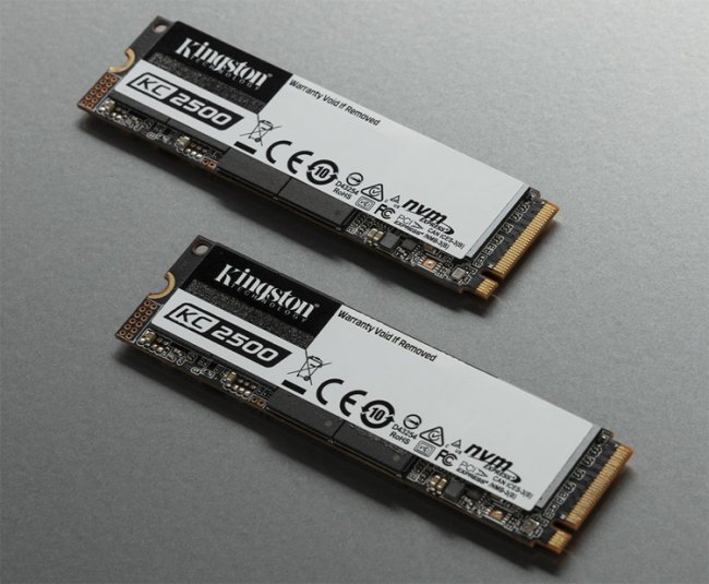 Накопители Kingston KC2500 NVMe PCIe SSD вмещают до 2 Тбайт данных - «Новости сети»