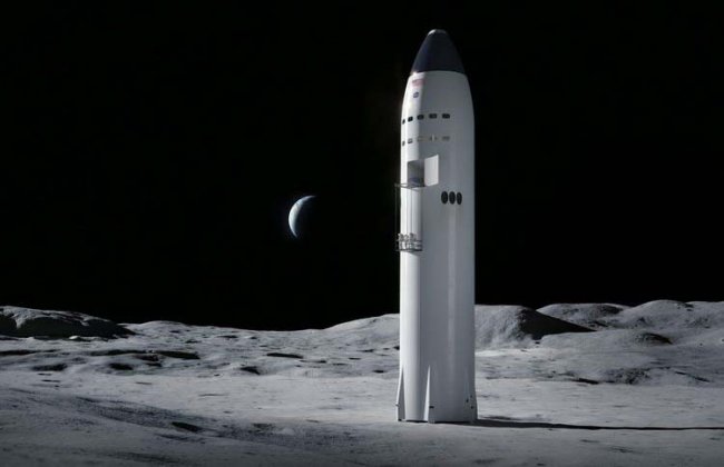 NASA оценило проект SpaceX по доставке людей на Луну как инновационный, но рискованный - «Новости сети»