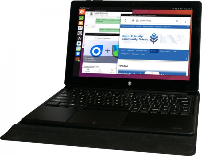 Linux-планшет PineTab с 10" экраном обойдётся в $100 - «Новости сети»