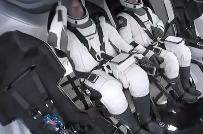 На борту космического корабля SpaceX Crew Dragon обнаружился «третий член экипажа» - «Новости сети»