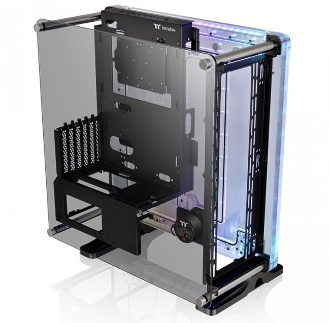 ПК-корпус Thermaltake DistroCase 350P спроектирован с прицелом на жидкостное охлаждение - «Новости сети»