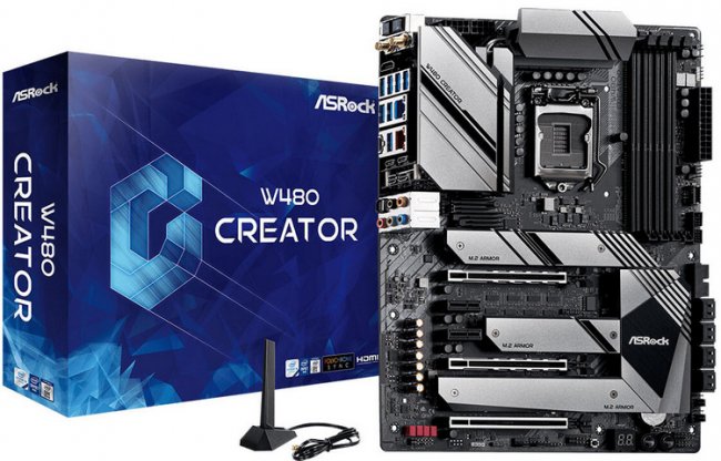 ASRock представила материнскую плату W480 Creator для рабочих станций на Comet Lake-S - «Новости сети»