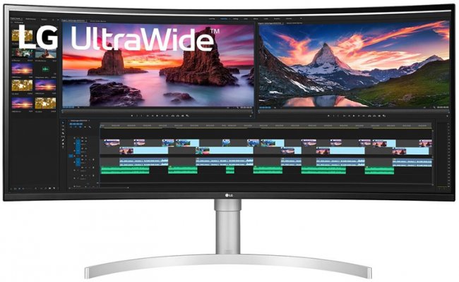 Огромный вогнутый монитор LG 38WN95C-W обойдётся в $1600 - «Новости сети»