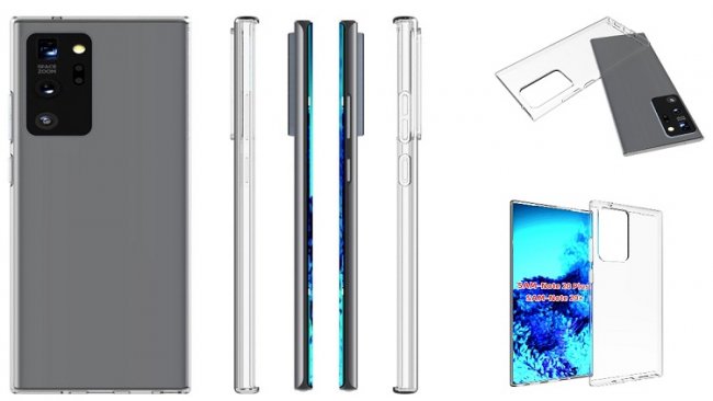 Рендеры чехлов для Samsung Galaxy Note 20 + раскрывают подробности о дизайне устройства - «Новости сети»