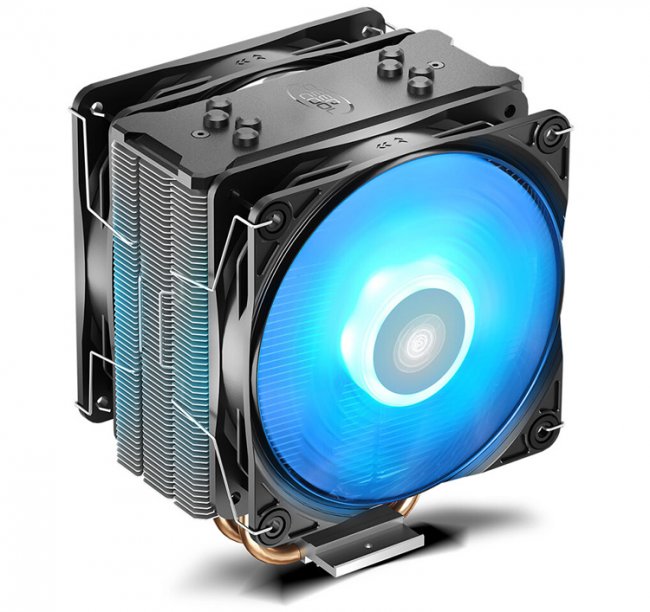 Кулер DeepCool Gammaxx 400 Pro с подсветкой относится к башенному типу - «Новости сети»