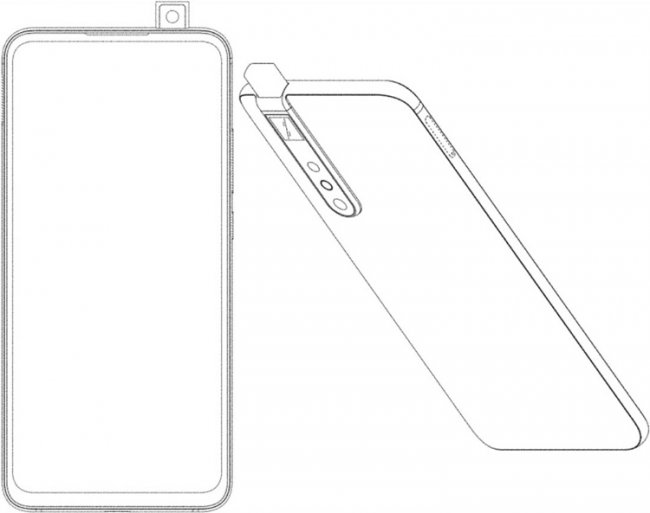 Патент демонстрирует смартфон Xiaomi с выдвижной селфи-камерой - «Новости сети»