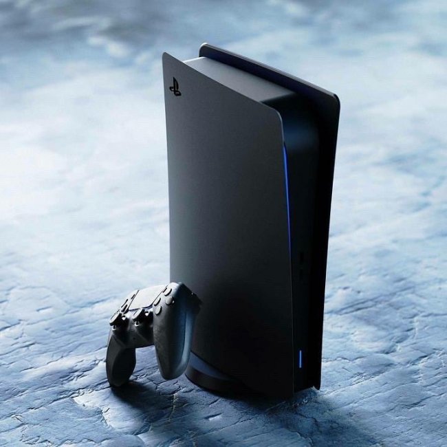 Фанат показал PS5 в чёрном цвете, и такая консоль выглядит довольно интересно - «Новости сети»