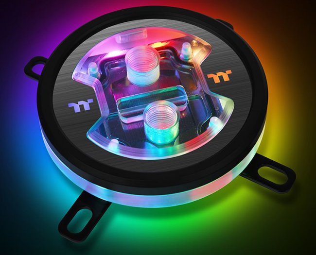 Водоблок Thermaltake Pacific W7 Plus наделён эффектной подсветкой - «Новости сети»