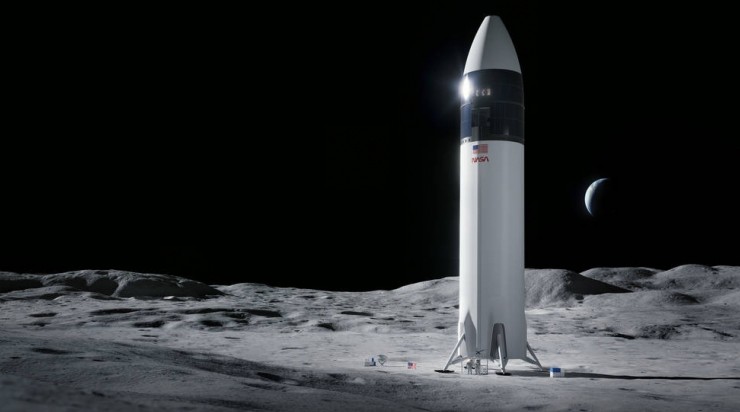 NASA позволит SpaceX осуществить дополнительную внеплановую высадку людей на Луне - «Новости сети»