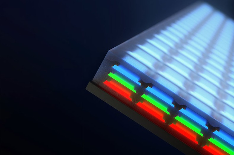 Учёные научились укладывать RGB-субпиксели в стопки — получился экран micro-LED с разрешением 5000 ppi - «Новости сети»