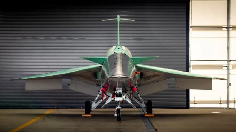 Тихий сверхзвуковой самолёт NASA X-59 с 4-метровым двигателем показали в процессе подготовки к первому полёту - «Новости сети»