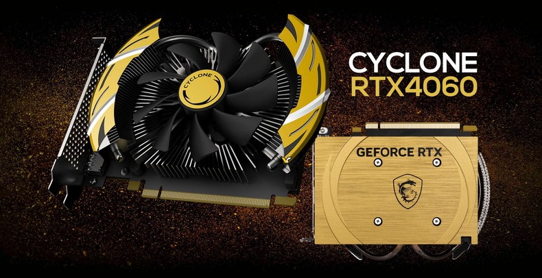 Аж олдскулы свело: представлена видеокарта MSI GeForce RTX 4060 Cyclone с ретро-кулером - «Новости сети»