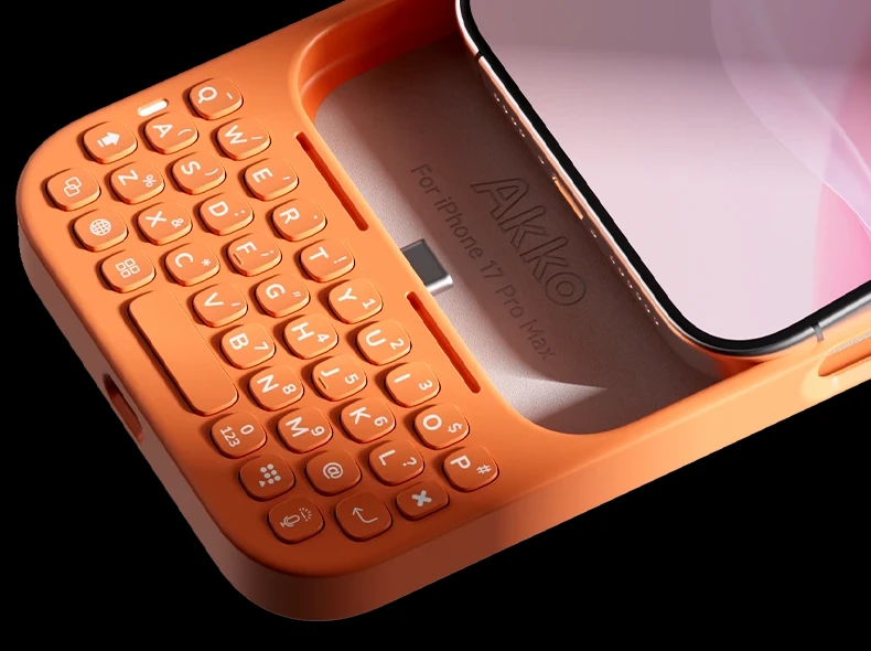 Akko выпустила чехол MetaKey, который превращает iPhone в смартфон с клавиатурой - «Новости мира Интернет»