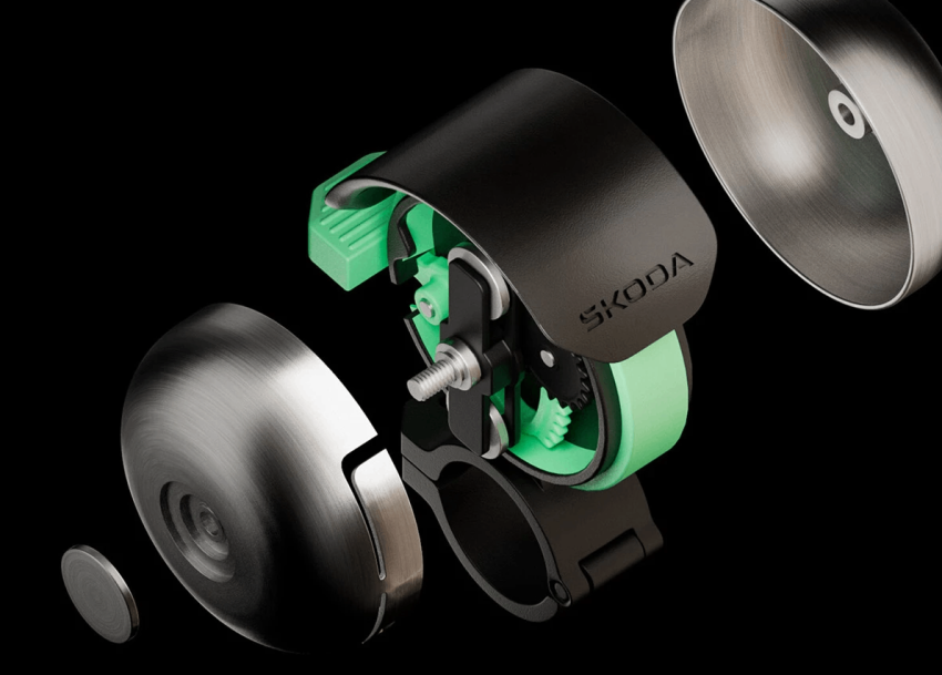 Škoda создала велосипедный звонок, который слышно в наушниках с шумоподавлением - «Новости мира Интернет»