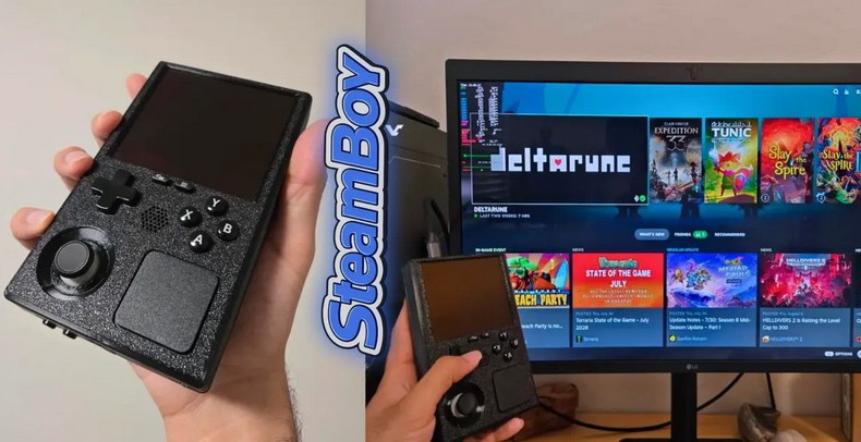Энтузиаст создал SteamBoy — консоль Steam Deck сжали до размеров Game Boy - «Новости сети»