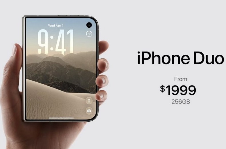 Представлен iPhone Duo — первый складной смартфон Apple по цене от $1999 - «Новости сети»
