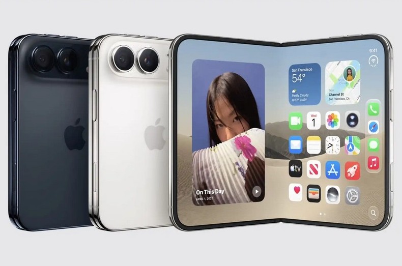 Apple спрятала графитовую трубку в шарнире складного iPhone Duo и вот для чего - «Новости сети»